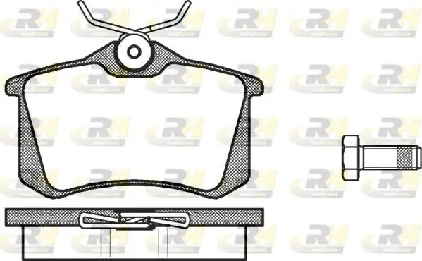 ROADHOUSE 2263-00 | Fren Balatası Arka Vag Golf3 Golf4 Golf5 Jetta Passat A3 Toledo Octavia