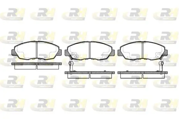 ROADHOUSE 2324-02 | Fren Balatası Accord IV Cb3 Cb7 11 89 10 93