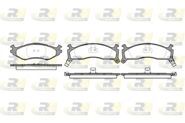 ROADHOUSE 2484-02 | Fren Balatası Gs Daytona Shelby Coupe 10 87 10 92