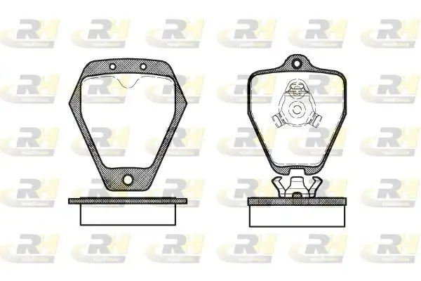 ROADHOUSE 2508-10 | Fren Balatası A4 Berlina Avant 8d2 B5 8d5 B5