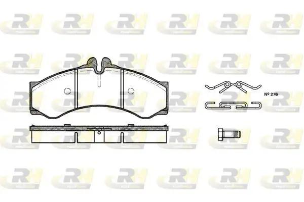 ROADHOUSE 2614-00 | Fren Balatası Ön Arka Lt28 35 96 06 Lt28 46 96 06 Sprinter 480d 42dtd