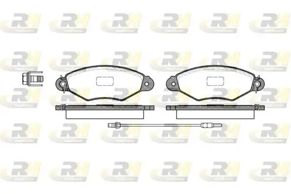ROADHOUSE 2643-01 | Fren Balatası Kubistar X76 08 03