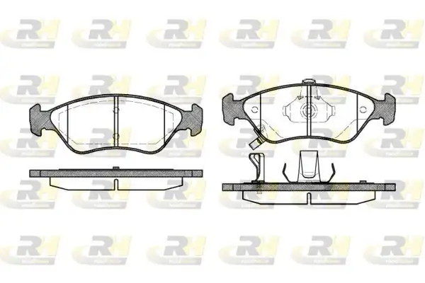 ROADHOUSE 2648-02 | Fren Balatası Clarus K9a Gc 07 96