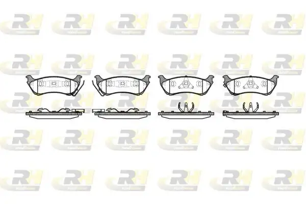 ROADHOUSE 2698-01 | Fren Balatası M Class W163 02 98 06 05