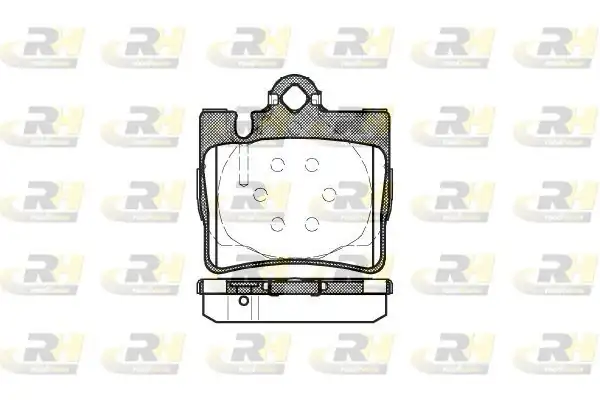 ROADHOUSE 2770-00 | Fren Balatası S Class W220 10 98 09 05