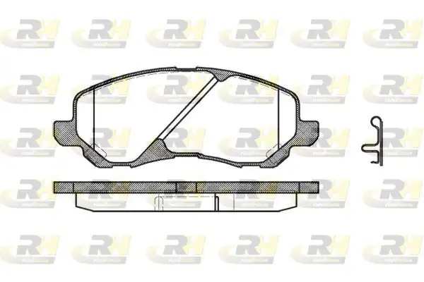 ROADHOUSE 2804.02 | Fren Balatası Eclıpse II D3_ 12 95-04 99