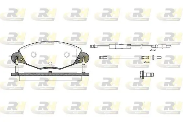ROADHOUSE 2827-04 | Fren Balatası C5 İ Berlina Break Dc D-E 03 Xx
