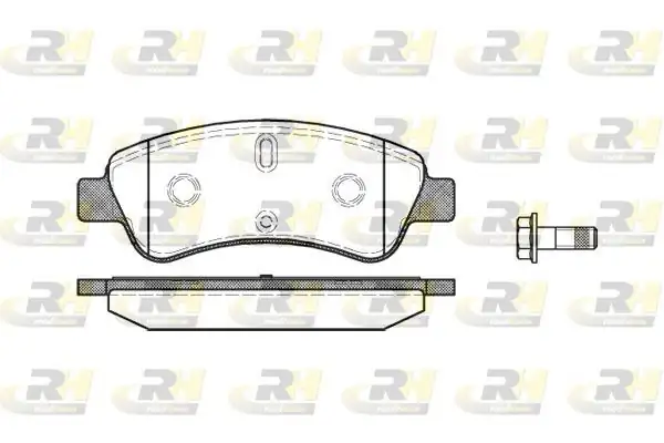 ROADHOUSE 2840-10 | Fren Balatası Ön Peugeot 206 207 208 2008 307 Partner Cit C2 C3 C4 Berlingo Opel Corsa F Croslandx