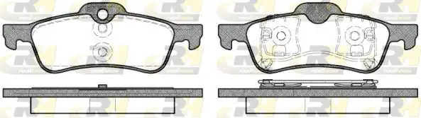 ROADHOUSE 2862-00 | Fren Balatası Mini R50 R53 06 01 10 06 Xx