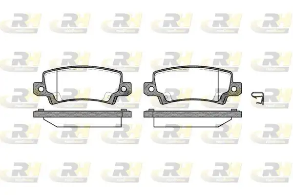 ROADHOUSE 2874-02 | Fren Balatası Arka Toyota Corolla 03 07 1 4 1 6 Vvt-I