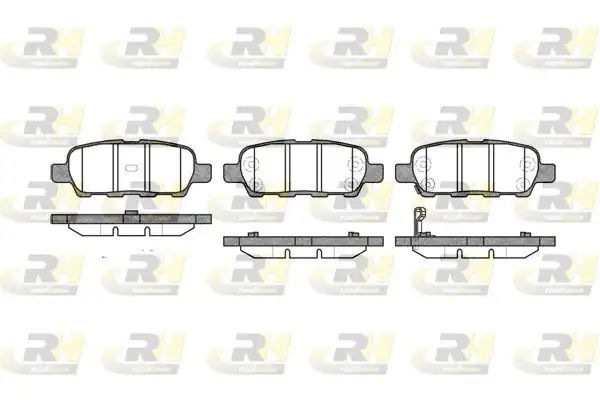 ROADHOUSE 2876-01 | Fren Balatası Arka Nissan Qhasqai J10 X Traıl T31 Juke F15 2007 2013 Renault Koleos 2 0 dCi 4 4
