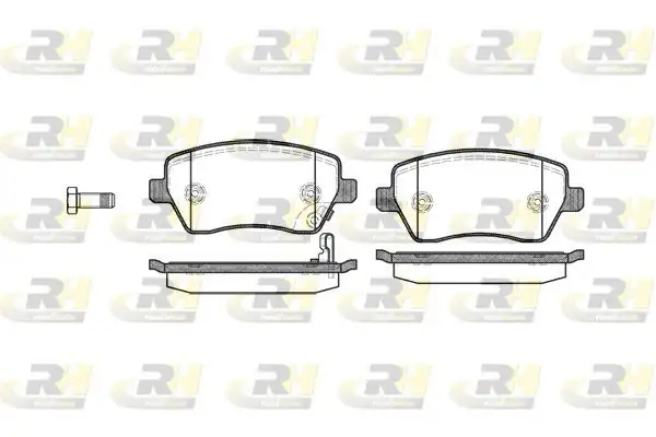 ROADHOUSE 2987-11 | Fren Balatası Agila H08 04 08