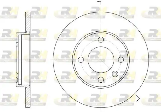 ROADHOUSE 6088-01 | Fren Diski 80 80 82 B1 05 72 07 78 Xx