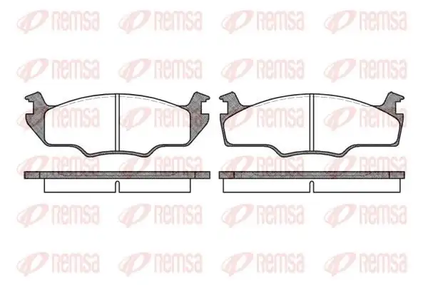 REMSA 0121-00 | Fren Diski Golf İ Sedan Cabrio 17 155 04 74 04