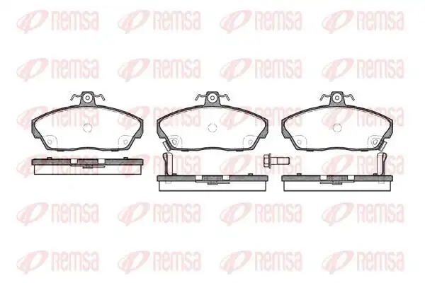REMSA 0337.02 | Fren Balatası Civic IV Eg Ma. Mb Eg. Eh Ej 1