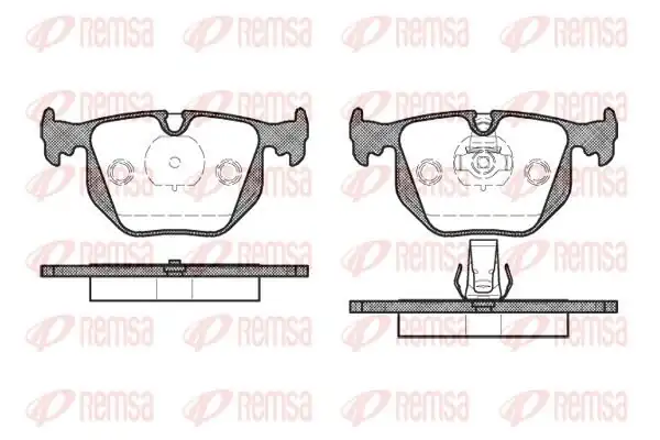 REMSA 0381-20 | Fren Diski 3 Series E46 Compact Coupe Touring 0