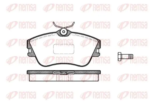 REMSA 0480-00 | Fren Balatası Blazer 94 01 93