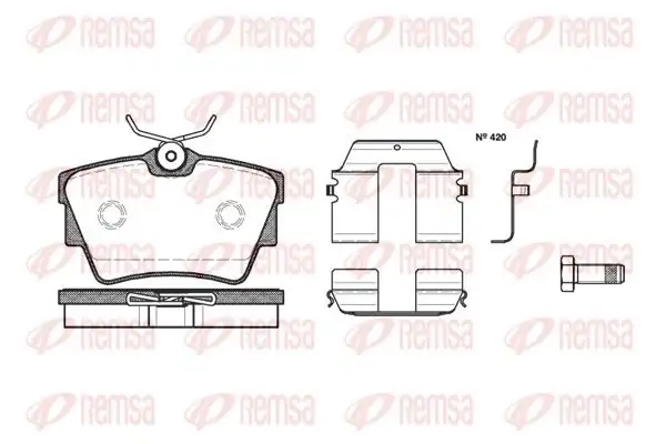 REMSA 0591-20 | Fren Balatası