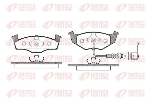 REMSA 0609-11 | Fren Balatası Fabia 6y2 6y3 6y5 12 99 02 07