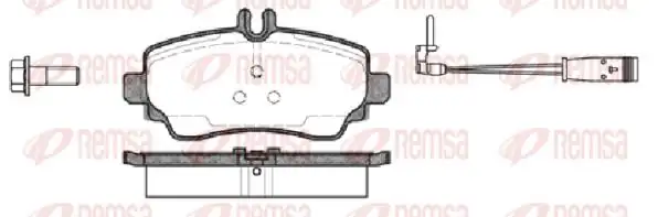 REMSA 0650-22 | Fren Balatası Vaneo 414 02 02 Xx