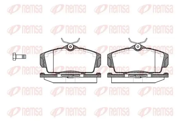 REMSA 0704-00 | Fren Balatası Almera II N16 03 00