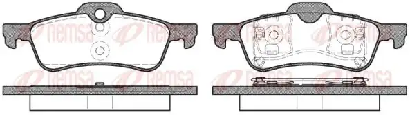 REMSA 0862-00 | Fren Balatası Mini R50 R53 06 01 10 06 Xx