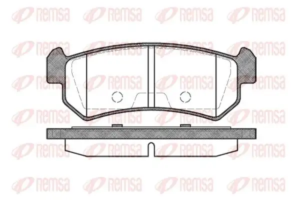 REMSA 1048-00 | Fren Balatası Lacetti 03 05