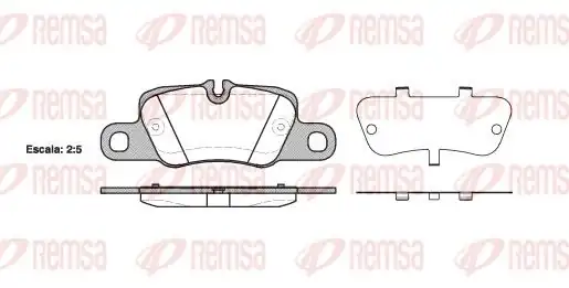 REMSA 1401-00 | Fren Balatası
