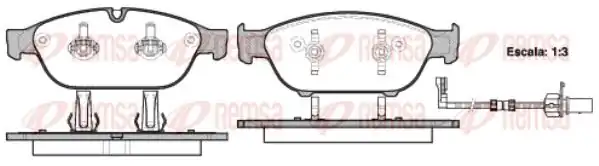REMSA 1441-02 | Fren Balatası