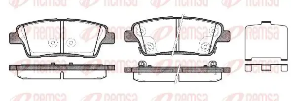 REMSA 1458-02 | Fren Balatası