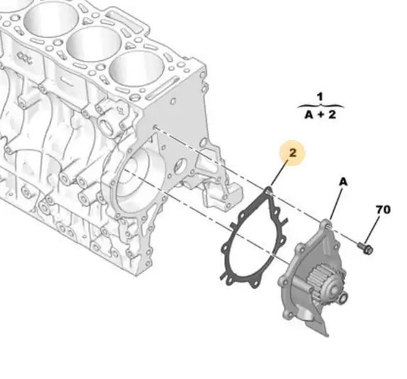 MOPAR Psa 1206 G2 Opel Vivaro Ym Devirdaim Contası 407 508 B M 04