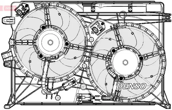 Denso Der09075 Fan Motoru Fiat 500 1 4 14 18 Jeep Renegade 1 4 14 18