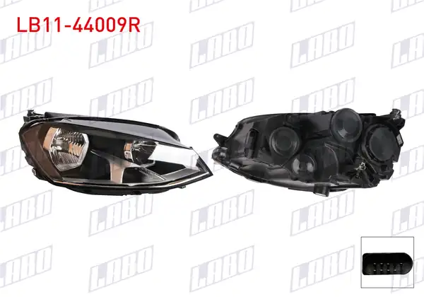 LABO LB11-44009R | Far Sağ Motorlu Volkswagen Golf VII 5g1 2014