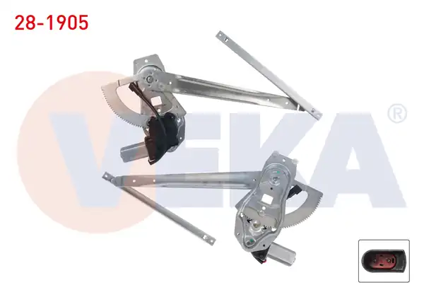 VEKA 28-1905 | Cam Krikosu Elektrikli Motorlu Sağ Ön Ford Transit V184 2000 2006 Transit V347 2006 2014
