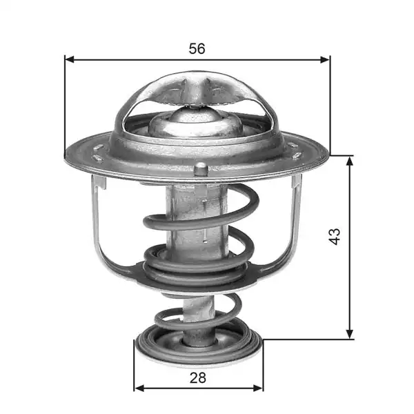GATES TH31388G1 | Termostat Toyota Avensis 2.0