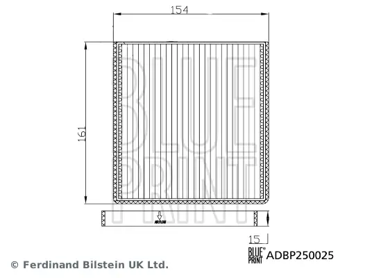 BLUEPRINT ADBP250025 | Polen Filtresi Hyundai H100 Bakkie 1996