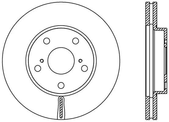 FRENDI 34414 | Disk Ön Ad 07 Corolla Auris 1 4i 1 6i 2 Adet