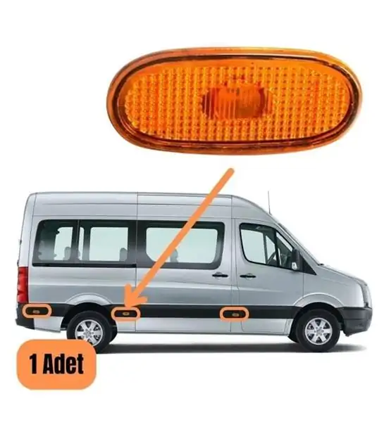 GKL 291965 | Sinyal Yan Çamurluk Sarı Sprinter 906 06 16 Crafter 06 16