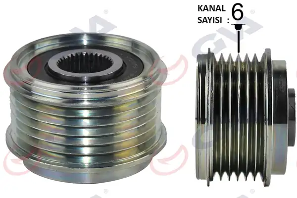 GVA 2811005 | Alternatör Kasnağı Renault Clio IV