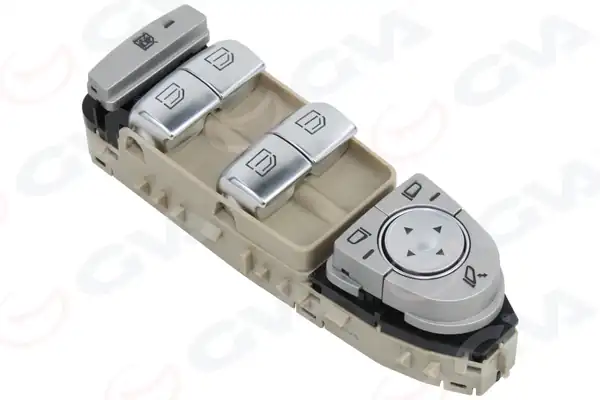 GVA 8099023 | Cam Açma Şalteri Ön Sol Bej Turuncu Işık Ayna Katlamali Mercedes W205 S205 C253 X253 N293