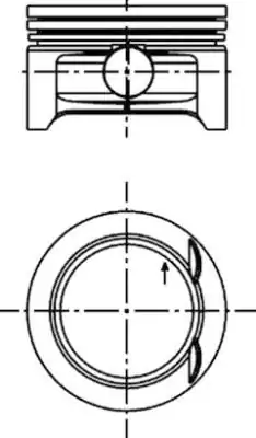 KOLBENSCHMIDT 40382600 | Piston Segman Corsa C 1 0 Z10xe 72 5mm