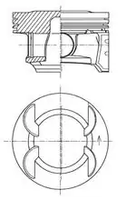 KOLBENSCHMIDT 41492610 | Piston Segman 0 25 Farklı 79mm 1 6 Turbo Insignia A 16 Let Euro V A 16 Xr Euro V Z 16 XER