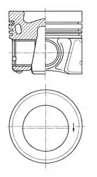 KOLBENSCHMIDT 41647620 | Piston 0 50 Passat A4 A5 A6 Cnh Czj Deta Dfca 2 0 TDI