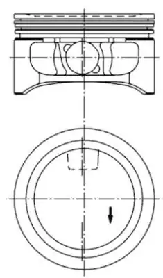 KOLBENSCHMIDT 94912620 | Piston Segman 0 50 Vectra C 2 2 16v Z22se Adet 86 5mm 4 Adet