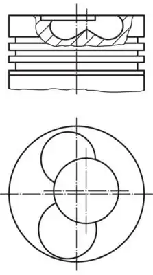 MAHLE 0308102 | Piston 79 50 mm 0 50 3 4 Sil. Volkswagen Golf IV Bora Polo 1 9 TDI Sdı 97 Agp Aqm Asx Asy