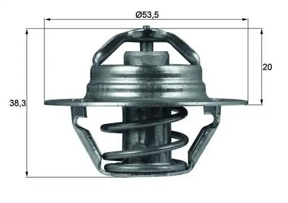 MAHLE TX88-82D | Termostat 82c Peugeot P106