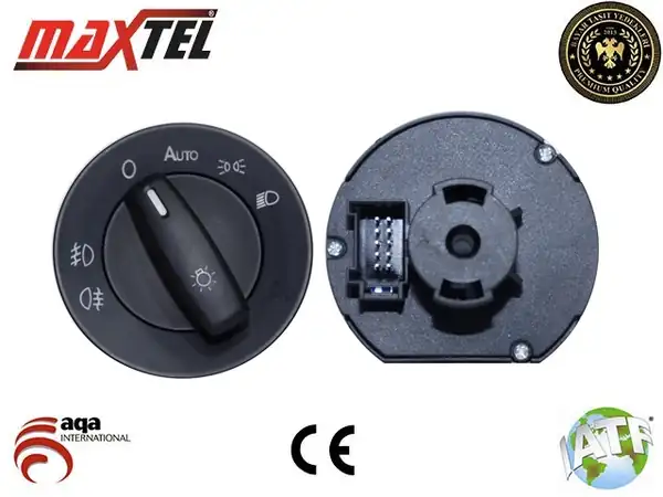 MAXTEL 16106431 | Far Açma Kapama Anahtarı Golf V Caddy III Jetta III Passat Touran 03 16