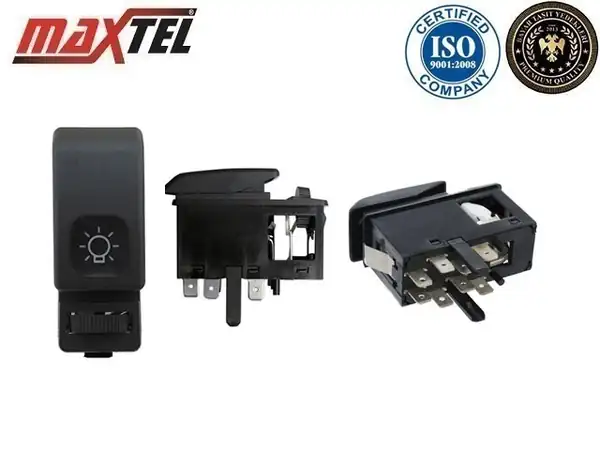MAXTEL 161-06-436 | Far Anahtarı 8 Pin Volkswagen Golf II 83 Jetta II 84