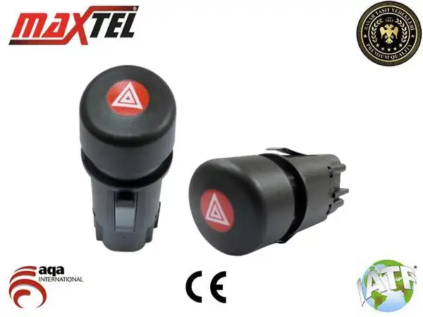 MAXTEL 162-02-350 | Dörtlü Flaşör Anahtarı 7 Fişli Ford Transit V184 01 06 Ka 97 99