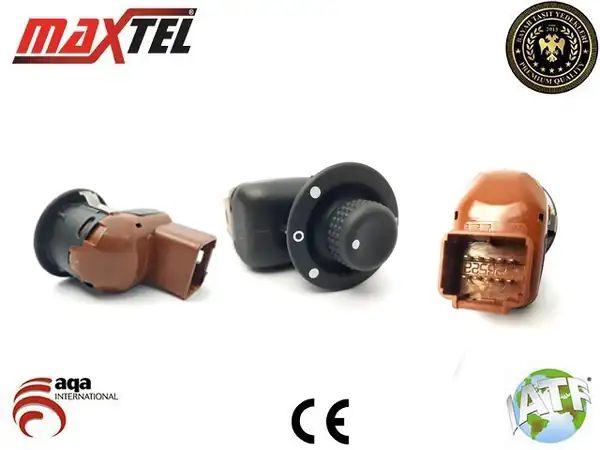 MAXTEL 166-04-443 | Ayna Ayar Anahtarı Katlamali Renault Laguna II 01 07 10 Pin